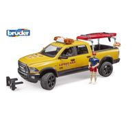Bruder Power Wagon Lifeguard Truck RAM 2500 w/ Figure Childrens Toy Model 1:16