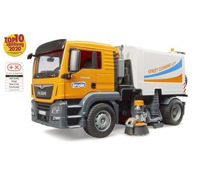 Bruder Road Sweeper Truck Man TGS Childrens Toy Street Vehicle Model Playset
