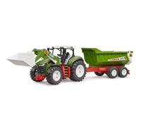 Bruder Roadmax Tractor With Tipping Trailer