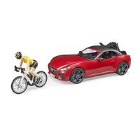 Bruder Roadster with Road Bicycle and Cyclist