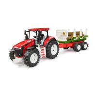 Bruder Roadmax Tractor w/ Forestry Trailer Childrens Toy Vehicle Farm Model 1:16