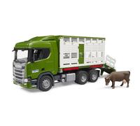 Bruder Scania Super 560R Cattle Transport Truck - 1:16 Toy with Cow