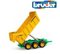 Bruder Toys 02212 Joskin Large Tipping Trailer Tri Triple Axle opening Tailgate