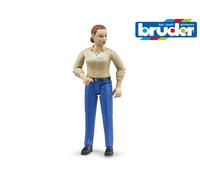 Bruder Toys 60408 Woman Farmer Model Driver Movable limbs & head For 1:16 Models