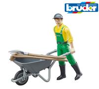 Farmer Figure Play Set & Accessories - Bruder 62610 NEW