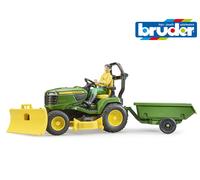 Bruder John Deere With A Trailer And Gardener Golden