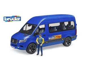 Bruder Transfer Van MB Sprinter w/ Driver Figure Childrens Toy Vehicle Model