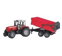 Bruder U02045 Massey Ferguson 7480 Tractor Trailer Agriculture Plastic 1:16Scale