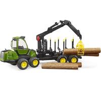 Bruder U02133 John Deere Forwarder Foresty Machine Plastic 1:16 Scale Gift