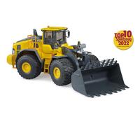 Bruder 02458 Volvo L260H Wheel Loader - 1:16 Scale Heavy-Duty Construction Loader with Movable Boom & Bucket, Articulated Steering, | Compatible with Bruder Implements & bWorld Accessories | Ages 3+