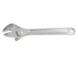 Brüder Mannesmann 10-Inch Adjustable Wrench, Chrome Polished, 1 x 120 - 10, M