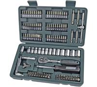 Brüder Mannesmann Bit Set 1/4" Metric 130-Piece Durable Set M29166