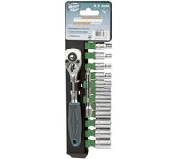 Brüder Mannesmann Bit Set 1/4" Multisize Versatile Tool Set