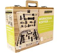 Brüder Mannesmann Bit Set Bamboo Case Eco-Friendly 108 Parts M29002