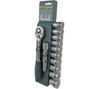 Brüder Mannesmann Bit Set Metric 1/2" (12.5 mm) Durable Precision M29111