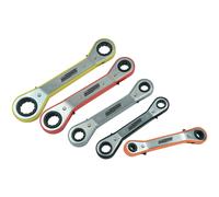 Mannesmann M27405 5-Piece Ratchet Wrench Set 6 x 8 mm to 19 x 21 mm