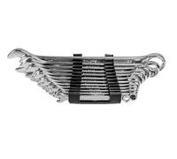 Brüder Mannesmann Combination Spanner Set 12-Piece, 6-22 mm | M19652 | Chrome-plated and polished to DIN 3113, chrome vanadium steel, in plastic holder, for cars, motorbikes and engineering