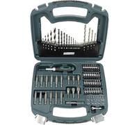 Brüder Mannesmann Drill Bit Set 75-Piece Durable Steel Versatile