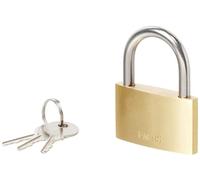 Brüder Mannesmann M 413-50, 50 mm (6) Candado cilindrico de latón, brass