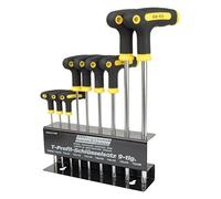 Brueder Mannesmann M18166 T-Handle Screwdriver Set