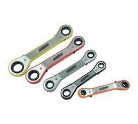 Mannesmann M27405 5-Piece Ratchet Wrench Set 6 x 8 mm to 19 x 21 mm