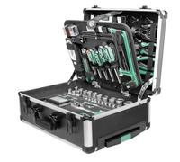 Brüder Mannesmann M29073 Tool Trolley 189-Piece Mobile Tool Box with Socket Spanner Set, Pliers, Hammer, Screwdrivers, Combination Spanner and Bits