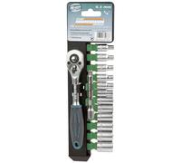 Brüder Mannesmann Bit Set 1/4" Multisize Versatile Tool Set