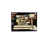 Brüder Mannesmann M41621 Brush Set, 10 Pieces, Acrylic & Emulsion Paints, Various Sizes, Indoor and Outdoor Use