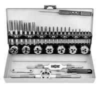 Brüder Mannesmann M53250-B Thread Cutting Tool Set, 32 Pieces