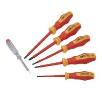 Brüder Mannesmann Q25021 Screwdriver Set Ergonomic Grips S2 Steel ...