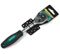 Brüder Mannesmann Reversible Ratchet 3/8", CV Steel, Chrome | M98441 | Forged, left/right action, length 25 cm, fits all common socket inserts, for automotive and workshop use, 10-year warranty