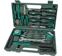 Brüder Mannesmann Tool Box 47-Pc TÜV/GS-Tested DIY Kit 335x335x195mm