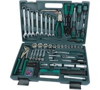 Brüder Mannesmann Tool Box 99-Piece Set with Essential Tools