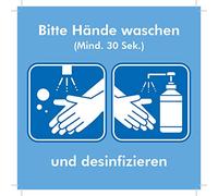 Brüder Mannesmann Tools M40281 Window/Mirror Stickers 12 x 12 cm Pack of 10 Blue