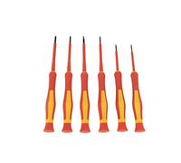 Brüder Mannesmann Werkzeuge M11218 Precision Mechanics Screwdriver Set 6 Pieces