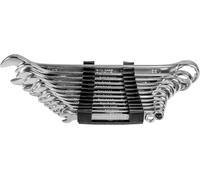 Brüder Mannesmann Wrench set, 12-piece, DIN 3113, chrome vanadium steel, 6-22