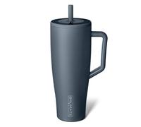 BrüMate Era 40 oz Tumbler with Handle and Straw | 100% Leakproof Insulated Tumbler with Lid and Straw | Made of Stainless Steel | Cup Holder Friendly Base | 40oz (Nightfall Blue)