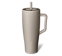 BrüMate Era 1.2L Tumbler with Straw and Lid | 100% Leakproof | Cold for 24 Hours | 40oz Metal Water Bottle with Handle | Insulated Cup | Stainless Steel Travel Gym Mug (Mocha)