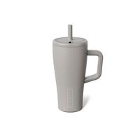 BrüMate Era 20 oz Tumbler with Handle and Straw | 100% Leakproof Insulated Tumbler with Lid and Straw | Made of Stainless Steel | Cup Holder Friendly Base | 20oz (Mocha)