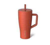BrüMate Era 30 oz Tumbler with Handle and Straw | 100% Leakproof Insulated Tumbler with Lid and Flexible SoftSip Straw | Made of Stainless Steel | Cup Holder Friendly Base | 30oz (Cedar)