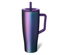 BrüMate Era 1.2L Tumbler with Straw and Lid | 100% Leakproof | Cold for 24 Hours | 40oz Metal Water Bottle with Handle | Insulated Cup | Stainless Steel Travel Gym Mug (Dark Aura)