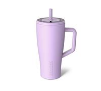 BrüMate Era 900ml Tumbler with Straw and Lid | 100% Leakproof | Cold for 24 Hours | 30oz Metal Water Bottle with Handle | Insulated Cup | Stainless Steel Travel Gym Mug (Lavander)