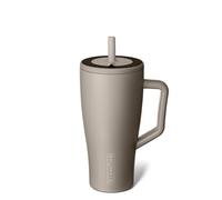 BrüMate Era 900ml Tumbler with Straw and Lid | 100% Leakproof | Cold for 24 Hours | 30oz Metal Water Bottle with Handle | Insulated Cup | Stainless Steel Travel Gym Mug (Mocha)