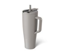 BrüMate Era Flip 1.2L Tumbler with Straw and Lid | 40oz Metal Water Bottle with Handle | 100% Leakproof Covered Straw | Insulated Cup | Stainless Steel Travel Gym Mug | Keeps Drinks Cold (Mocha)