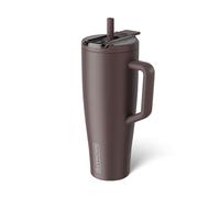 BrüMate Era Flip 40oz Tumbler with 100% Leakproof Covered Straw Lid | Hygienic Covered Straw | Insulated Stainless Steel Water Bottle with Handle | Cup Holder Friendly | BPA-Free (Java)