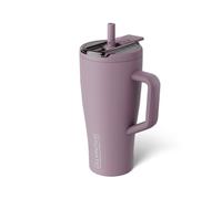 BrüMate Era Flip 900ml Tumbler with Straw and Lid | 30oz Metal Water Bottle with Handle | 100% Leakproof Covered Straw | Insulated Cup | Stainless Steel Travel Gym Mug | Keeps Drinks Cold (Lilac Dusk)
