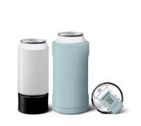 BrüMate Hopsulator Trio 3-in-1 Insulated Can Cooler for 12oz / 16oz Cans + 100% Leak Proof Tumbler with Lid | Insulated for Beer, Soda, and Energy Drinks (Mist)