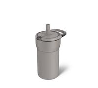 BrüMate Leap 12oz 100% Leakproof Kids Tumbler with Handle and Silicone Soft Straw | Durable Drop Resistant Silicone Sleeve | Made of Insulated Stainless Steel | Cup Holder Friendly | 12oz (Mocha)