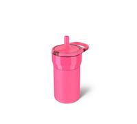 BrüMate Leap 12oz Kids Straw Tumbler - Neon Pink