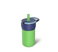 BrüMate Leap 350ml Kids Tumbler with Straw and Lid | 100% Leakproof | Encourages Hydration | Durable & Drop Resistant Insulated Water Bottle, Easy to Clean, Made of Stainless Steel (Neutron)